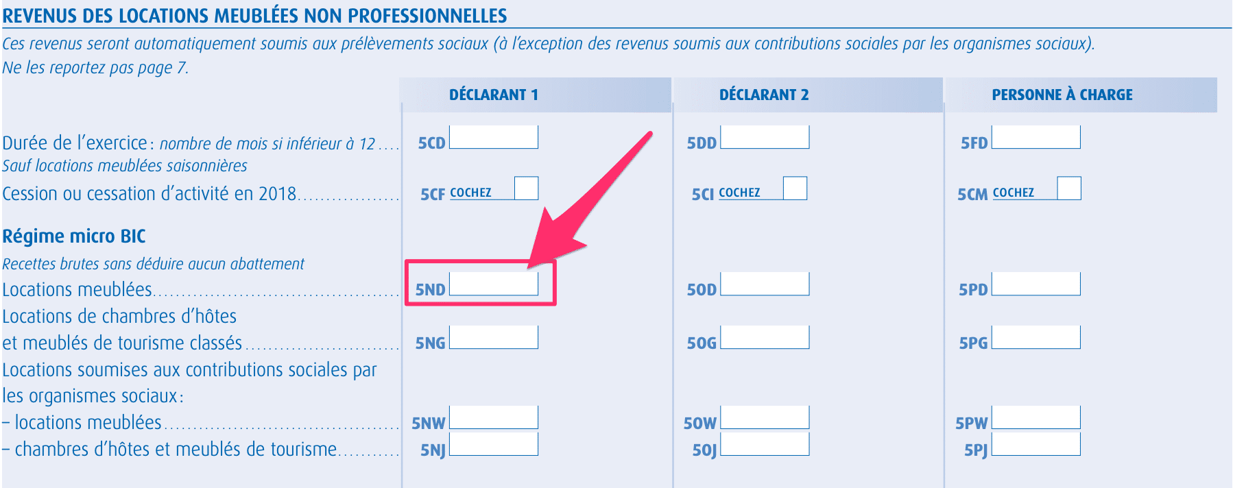 Où déclarer un amortissement LMNP à Bayonne ?